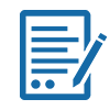 A blue certificate.
