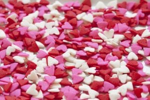 Heart sprinkles