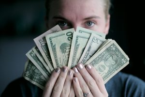 Man with money